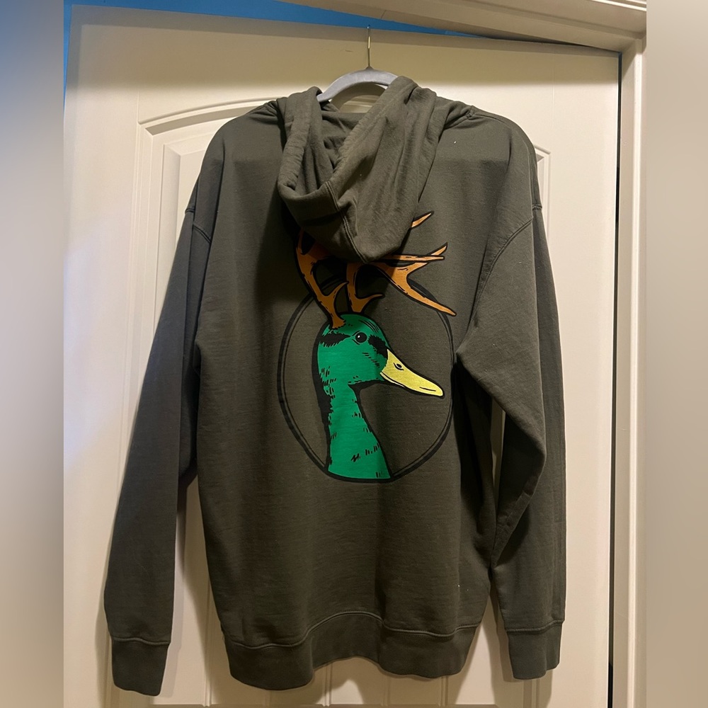 Sz XL unisex Walker Hayes merch hoodie NEW dark green y’all life buck duck tour